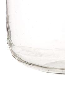 Vaso decorativo in vetro soffiato riciclato Dona, Vetro riciclato, Trasparente, Ø 22 x Alt. 23 cm