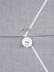 Funda de almohada de algodón Lynn, Gris, An 50 x L 70 cm