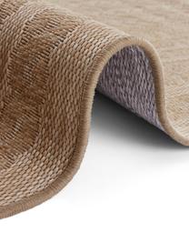 In- & outdoor vloerkleed Limonero in jute look, 100% polypropyleen, Bruin, B 200 x L 290 cm (maat L)