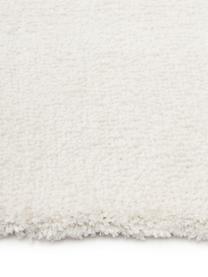 Zacht hoogpolig vloerkleed Rubbie met regenboog patroon in hoog-laag-structuur, Bovenzijde: microvezels (100% polyest, Onderzijde: 55% polyester, 45% katoen, Crèmewit, B 160 x L 230 cm (maat M)