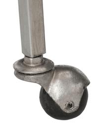 Carrello di servizio in metallo Porter, Struttura: ferro, Argento, Larg. 85 x Alt. 98 cm