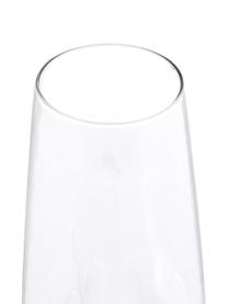 Flûte à champagne soufflée bouche Ellery, 4 pièces, Verre, Transparent, Ø 7 x haut. 23 cm