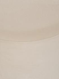 Puf de terciopelo Daisy, Tapizado: terciopelo (poliéster) Al, Estructura: madera contrachapada, Terciopelo beige, Ø 54 x Al 38 cm