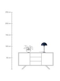 Stolní lampa Matilda, Modrá, Ø 29 cm, V 45 cm