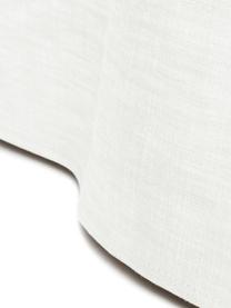 Modulo centrale Russell, Rivestimento: 100% cotone Con 50.000 ci, Struttura: legno di pino massiccio c, Piedini: plastica, Tessuto bianco crema, Larg. 103 x Alt. 77 cm