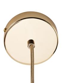 Malé závěsné svítidlo ze skla Gleaming Gold, Zlatá, jantarová, Ø 13 cm, V 14 cm