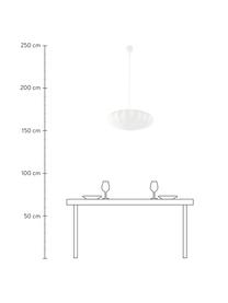 Suspension en tissu Mamsell, Blanc, Ø 55 x haut. 21 cm