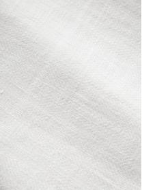 Serviettes de table Vilnia, 6 pièces, 100 % pur lin, Blanc, noir, larg. 47 x long. 47 cm