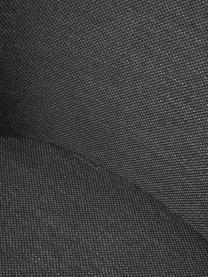 Sedia da scrivania imbottita con seduta stretta Fiji, Rivestimento: 100% poliestere Con 40.00, Struttura: metallo verniciato a polv, Ruote: materiale sintetico, Tessuto nero, Larg. 66 x Prof. 66 cm