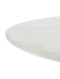 Runder Esstisch Karla in Marmoroptik, Ø 90 cm, Tischplatte: Mitteldichte Holzfaserpla, Weiß in Marmor-Optik, ∅ 90 x H 75 cm