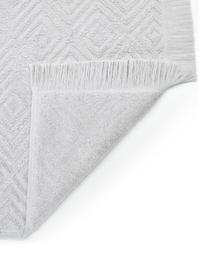 Ręcznik z wypukłą strukturą Jacqui, różne rozmiary, Jasny szary, Ręcznik kąpielowy, S 70 x D 140 cm