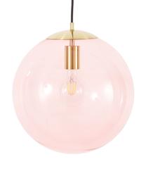 Lampa wisząca ze szkła Bao, Blady różowy, Ø 35 cm