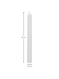 Stabkerzen Stick, 4 Stück, Paraffinwachs, Weiß, Ø 2 x H 25 cm