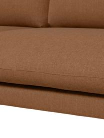 Canapé 3 places avec pieds en métal Moby, Tissu nougat, larg. 220 x prof. 95 cm