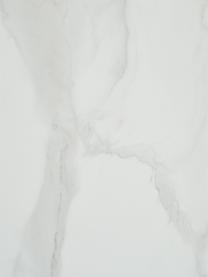 Jídelní stůl s deskou v mramorovém vzhledu Jackson, 180 x 90 cm, Bílá v mramorovém vzhledu