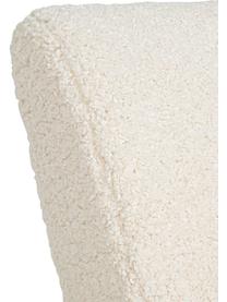 Plyšové křeslo Berna, Krémově bílá, Š 65 cm, H 79 cm