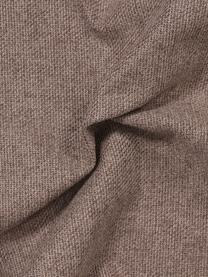 Sofa Fluente (3-Sitzer) in Braun mit Metall-Füßen, Bezug: 100% Polyester 115.000 Sc, Gestell: Massives Kiefernholz, FSC, Füße: Metall, pulverbeschichtet, Webstoff Braun, B 196 x T 85 cm
