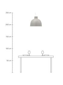 Grote hanglamp Bellissima, Kunststof, Taupe, Ø 50 x H 41 cm