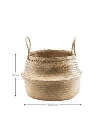 Skladovací koš Tanger, Mořská tráva, Světle hnědá, Ø 40 cm, V 30 cm