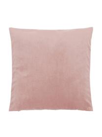 Housse de coussin 45x45 velours vieux rose Lucie, 100 % velours de polyester
Veuillez considérer que la couleur du velours paraît plus claire ou plus foncée en fonction de la source lumineuse et de l'orientation des fibres, Vieux rose, larg. 45 x long. 45 cm
