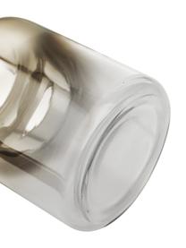 Mundgeblasene Glas-Vase Uma mit Gold-Schimmer, Glas, lackiert, Transparent, Goldfarben, Ø 15 x H 20 cm