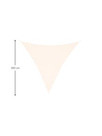 Sonnensegel Triangle, Weiß, B 360 x L 360 cm
