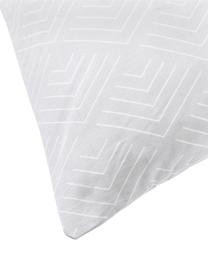 Bavlněný povlak na polštář s grafickým vzorem Milano, Světle šedá, Š 40 cm, D 80 cm