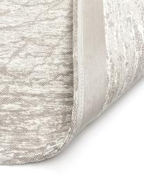 Alfombra tejida artesanalmente de algodón Imani, Parte superior: 85% algodón, 15% poliéste, Reverso: látex, Beige, gris claro, An 80 x L 150 cm (Tamaño XS)