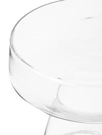Bijzettafel Lars van glas, Glas, Transparant, Ø 39 x H 42 cm