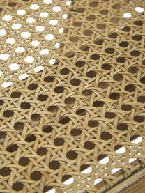 Sillón de tejido vienés Sissi, Estructura: madera de roble maciza, Asiento: ratán, Madera clara, An 52 x F 58 cm