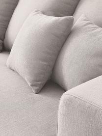 Divano letto angolare 4 posti con contenitore Elvi, Rivestimento: poliestere con rivestimen, Sottostruttura: legno, molle Nosag, Piedini: materiale sintentico Il t, Tessuto grigio, nero, Larg. 282 x Prof. 153 cm