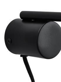Applique murale orientable avec prise secteur Sia, Noir, prof. 27 x haut. 23 cm