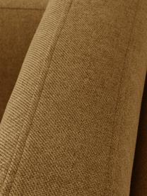 Sessel Fluente in Ockergelb mit Metall-Füßen, Bezug: 100% Polyester 115.000 Sc, Gestell: Massives Kiefernholz, FSC, Füße: Metall, pulverbeschichtet, Webstoff Ockergelb, B 74 x T 85 cm