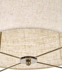 Lampa wisząca z lnu Clouds, Beżowy, Ø 40 x W 40 cm