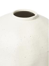 Grand vase de sol en faïence Bruno, Grès cérame, Blanc, Ø 39 x haut. 62 cm