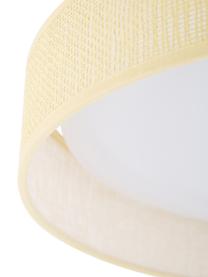 LED-Deckenleuchte Helen Nature, Diffusorscheibe: Kunststoff, Hellbeige, Ø 52 x H 11 cm