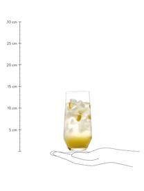 Bicchiere acqua in cristallo Revolution 6 pz, Cristallo, Trasparente, Ø 7 x Alt. 14 cm, 360 ml