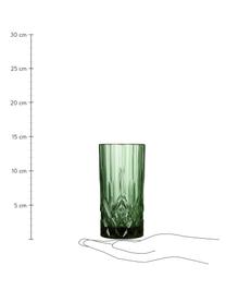 Komplet szklanek Sorrento, 4 elem., Szkło, Wielobarwny, Ø 8 x W 14 cm, 450 ml