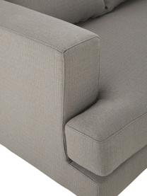 Divano 3 posti Tribeca, Rivestimento: poliestere Il rivestiment, Seduta: imbottitura in schiuma, m, Struttura: legno di pino massiccio, Piedini: legno massiccio di faggio, Tessuto grigio scuro, Larg. 228 x Prof. 104 cm