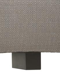 Divano 3 posti Tribeca, Rivestimento: poliestere Il rivestiment, Seduta: imbottitura in schiuma, m, Struttura: legno di pino massiccio, Piedini: legno massiccio di faggio, Tessuto grigio scuro, Larg. 228 x Prof. 104 cm