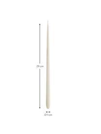 Set candele a bastoncino sottili Stoff Nagel 6 pz, Cera paraffinica, Bianco latteo, Ø 1 x Alt. 29 cm