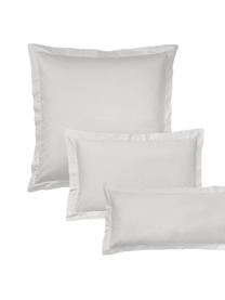Funda de almohada de satén Premium, Gris claro, An 45 x L 110 cm