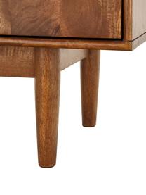 Aparador de madera maciza Paul, estilo retro, Parte trasera: tablero de fibras de dens, Marrón, B 180 x H 75 cm