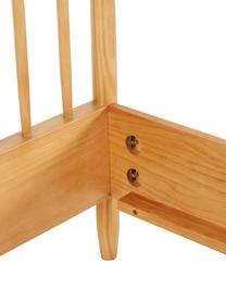 Łóżko z litego drewna sosnowego z zagłówkiem Windsor, Lite drewno sosnowe z certyfikatem FSC, Drewno sosnowe, 160 x 200 cm
