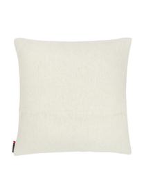 Housse de coussin 50x50 coton Nova Abstract, Blanc crème, noir, larg. 50 x long. 50 cm