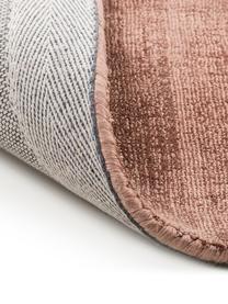 Handgewebter Viskoseteppich Jane, Flor: 100 % Viskose, Terrakotta, B 160 x L 230 cm (Größe M)