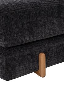 Schlafsofa Groove (3-Sitzer), Bezug: 100 % Polyester Der hochw, Korpus: Kiefernholz, Schichtholz, Beine: Eschenholz, Webstoff Grau, B 202 x T 85 cm