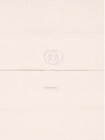 Pościel z satyny bawełnianej Comfort, Blady różowy, 240 x 220 cm + 2 poduszki 80 x 80 cm