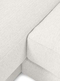 Canapé de salon Tribeca, Tissu beige, larg. 356 x prof. 195 cm, méridienne à droite