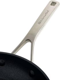 Bratpfannen-Set KitchenAid mit Antihaftbeschichtung, 3-tlg., Griffe: Edelstahl, beschichtet mi, Schwarz, 3-tlg. Set mit verschiedenen Grössen
